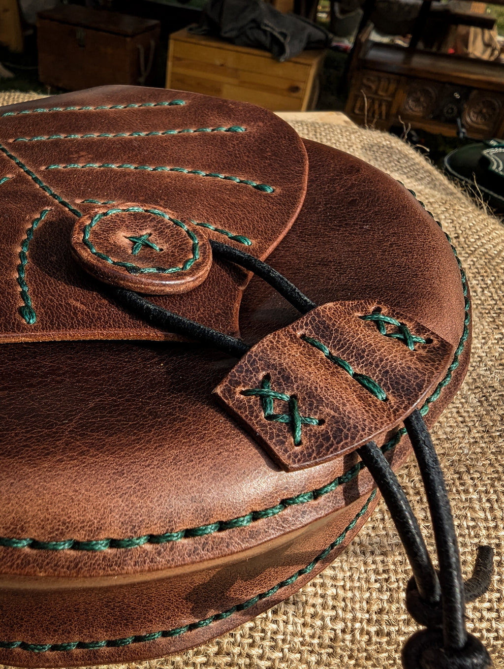 Alva - Leder-Gürteltasche für Mittelalter & LARP