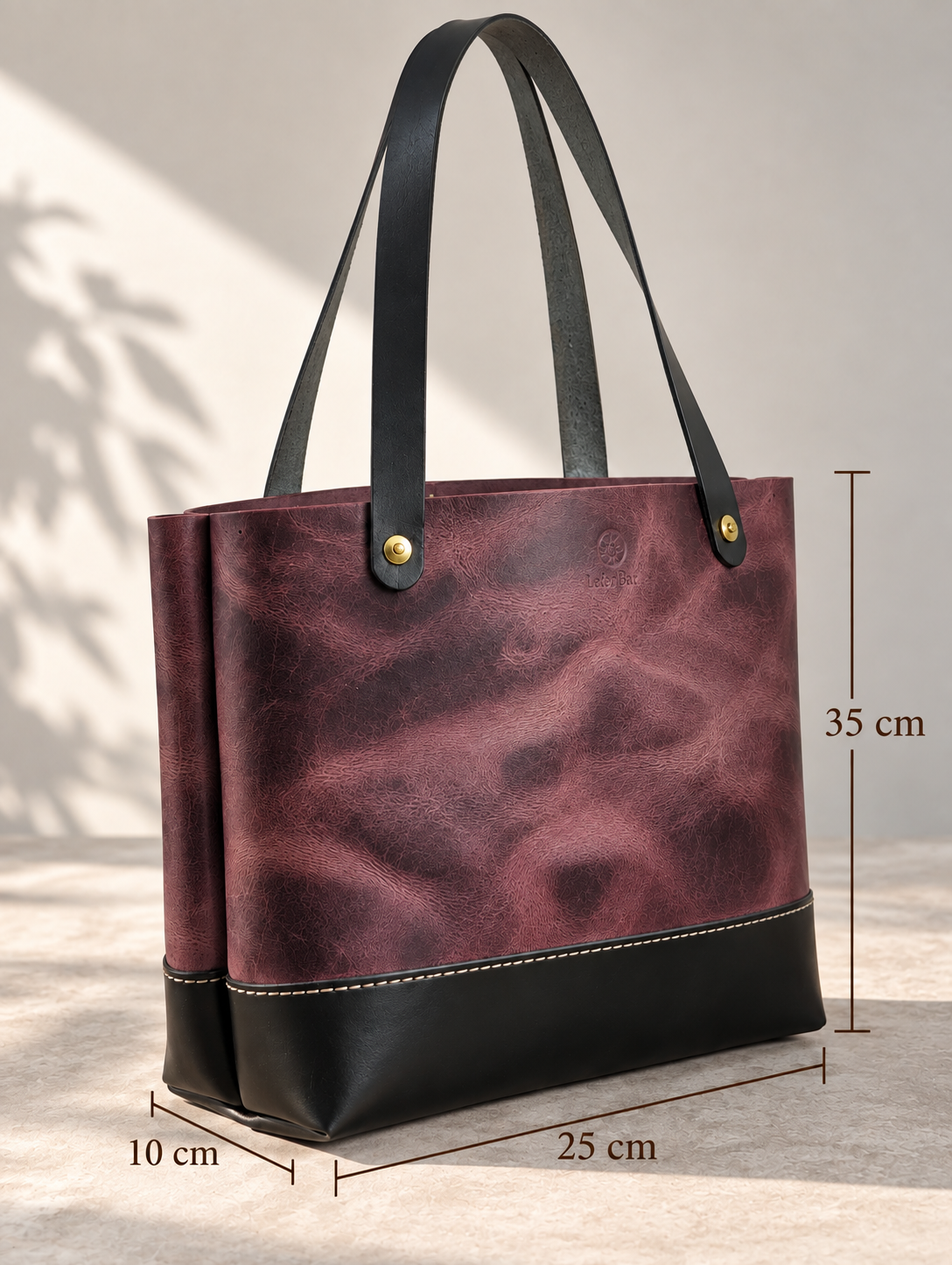 Mabel - Handgefertigte Leder Tote Bag