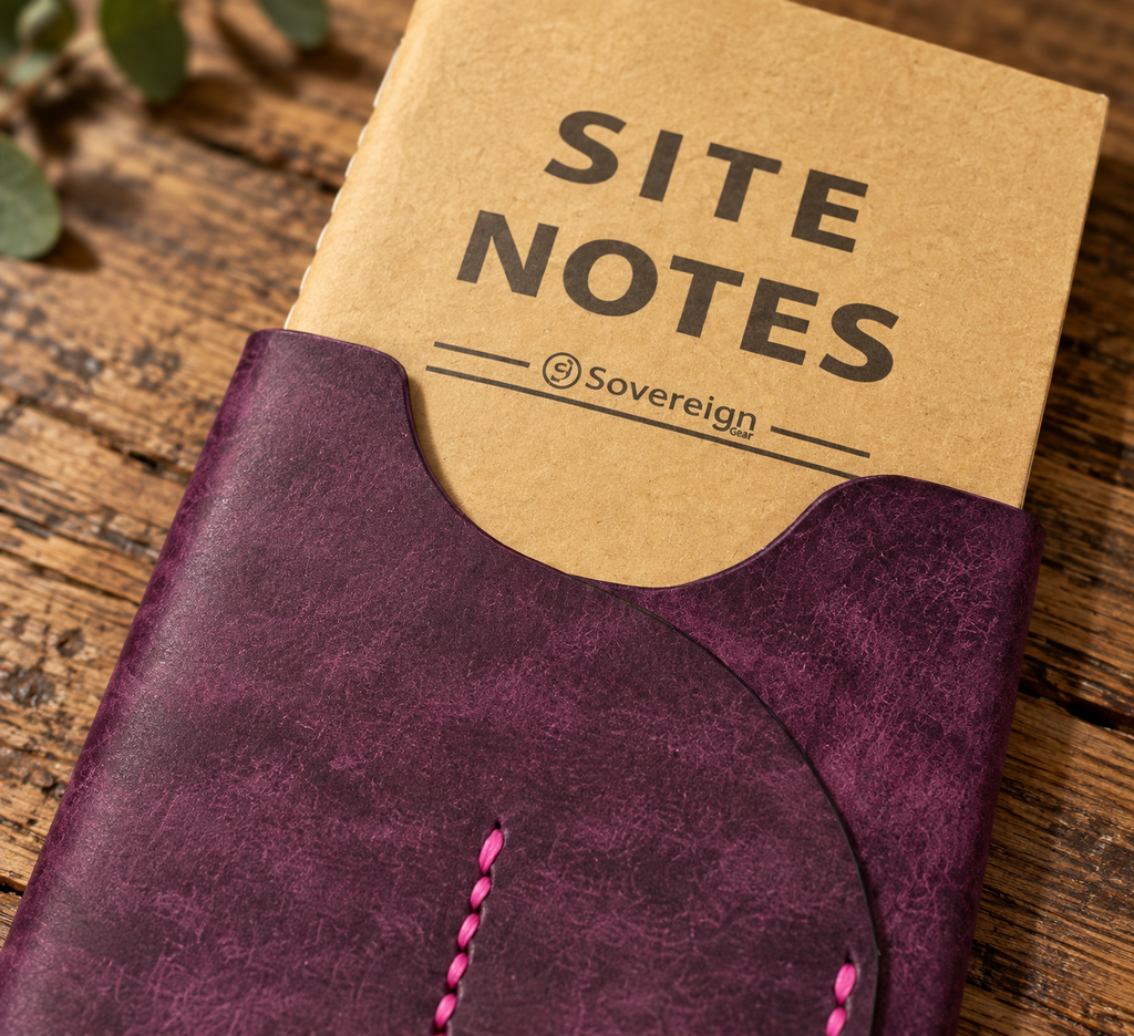 Leder Notizbuchhülle für Field Notes® & Side Notes | inkl. Notizbuch
